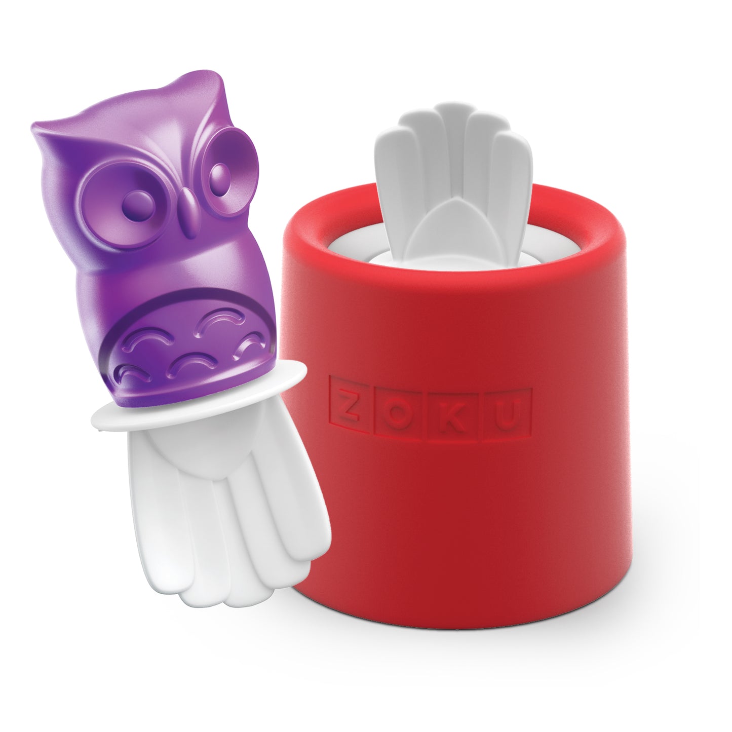 Zoku Ice Pop Mold - Cetakan Es Krim Karakter, Cetakan Es Krim Bentuk Burung, Cetakan Es Krim Silicon