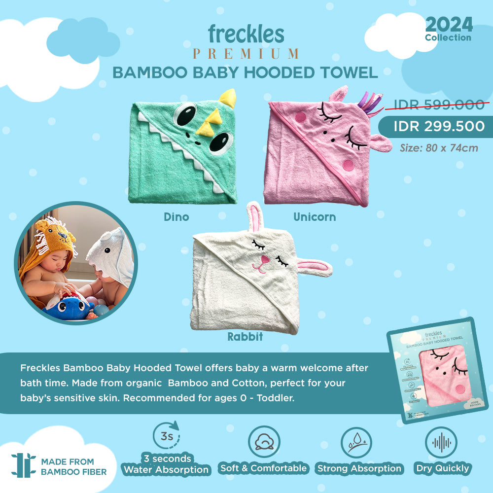 Freckles Bamboo Hooded Towel