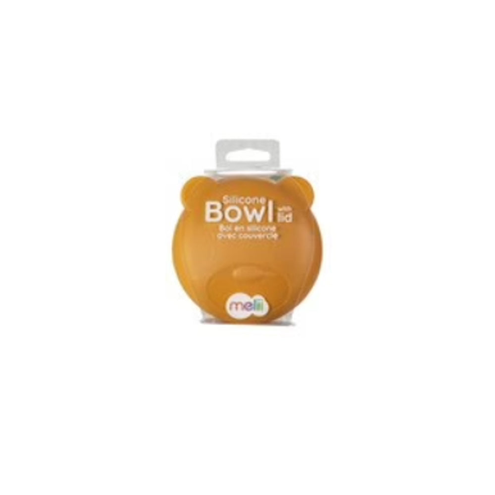 Melii Baby Silicone Bowl with Lid - mangkok silikon anak