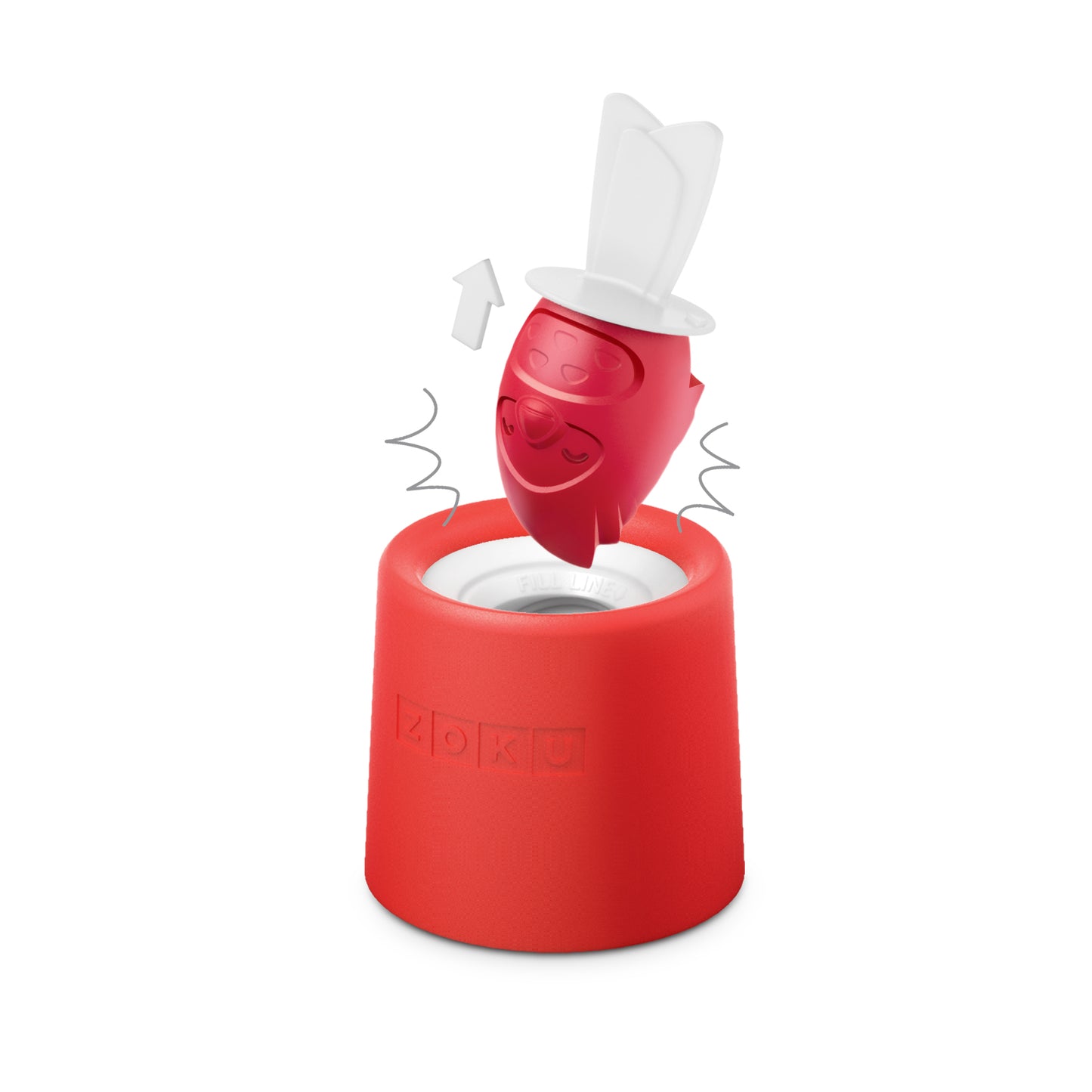Zoku Ice Pop Mold - Cetakan Es Krim Karakter, Cetakan Es Krim Bentuk Burung, Cetakan Es Krim Silicon
