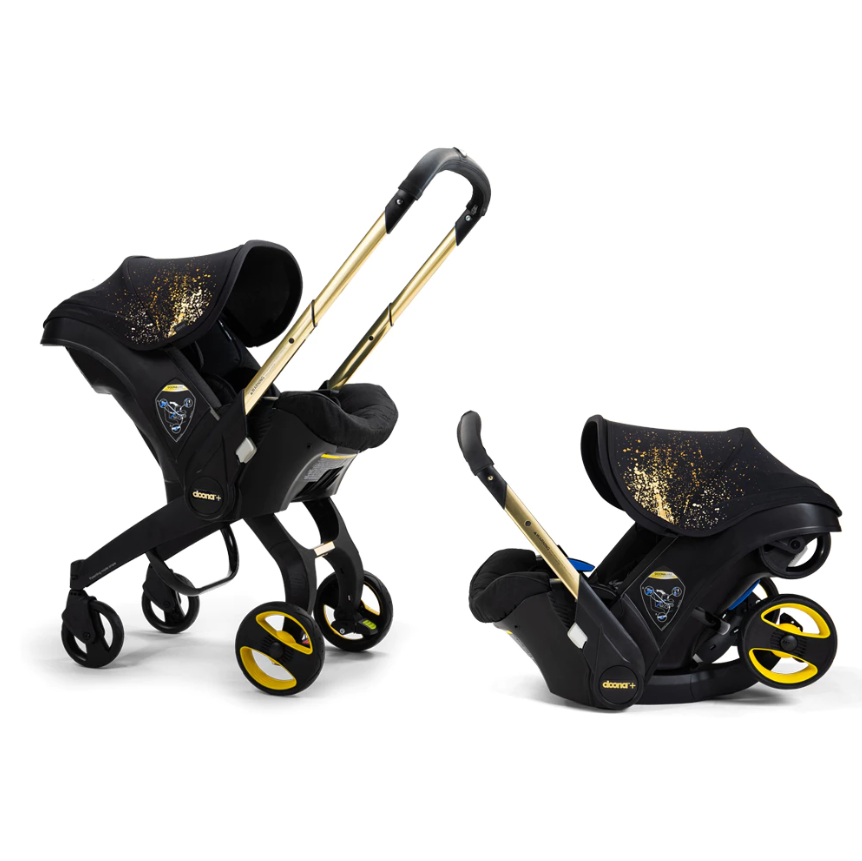 Doona 2in1 Car Seat & Stroller Gold Limited Edition - Kereta Dorong Bayi Praktis, Nyaman & Aman