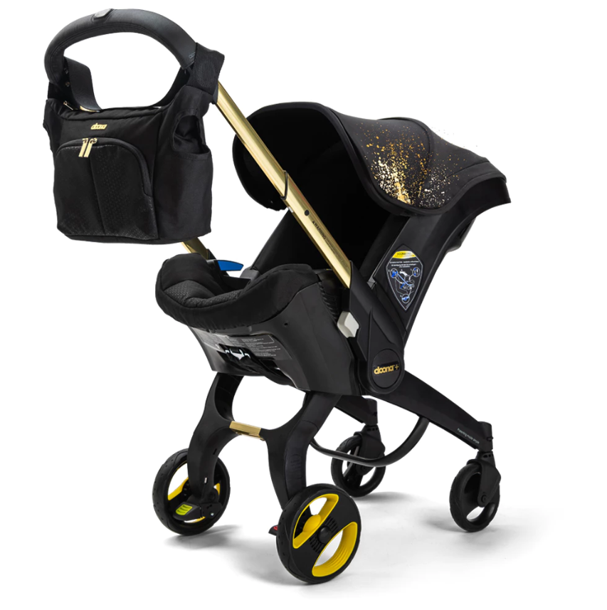 Doona 2in1 Car Seat & Stroller Gold Limited Edition - Kereta Dorong Bayi Praktis, Nyaman & Aman