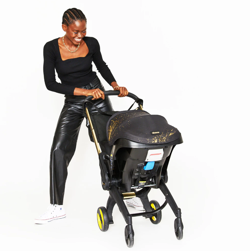 Doona 2in1 Car Seat & Stroller Gold Limited Edition - Kereta Dorong Bayi Praktis, Nyaman & Aman