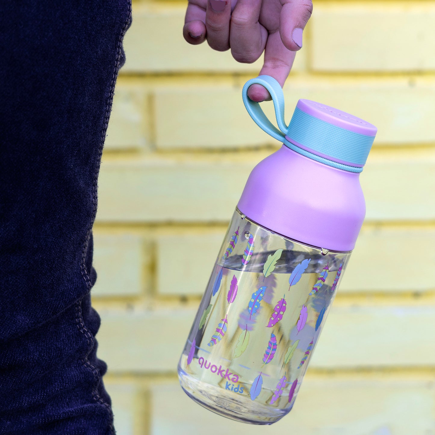Quokka Ecozen Bottle Ice Strap 430ml - Botol Minum Anak / Tempat Minum Anak Anti Tumpah BPA FREE