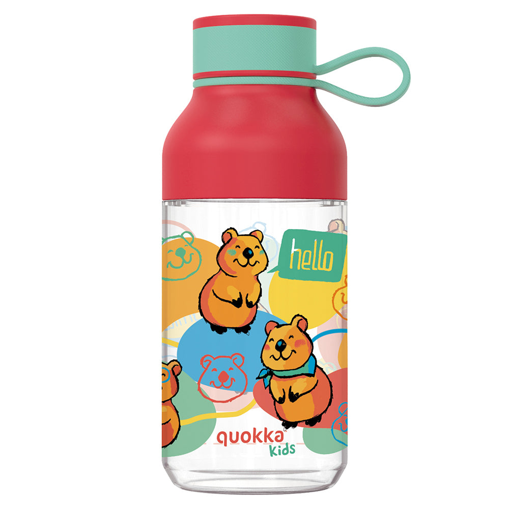 Quokka Ecozen Bottle Ice Strap 430ml - Botol Minum Anak / Tempat Minum Anak Anti Tumpah BPA FREE