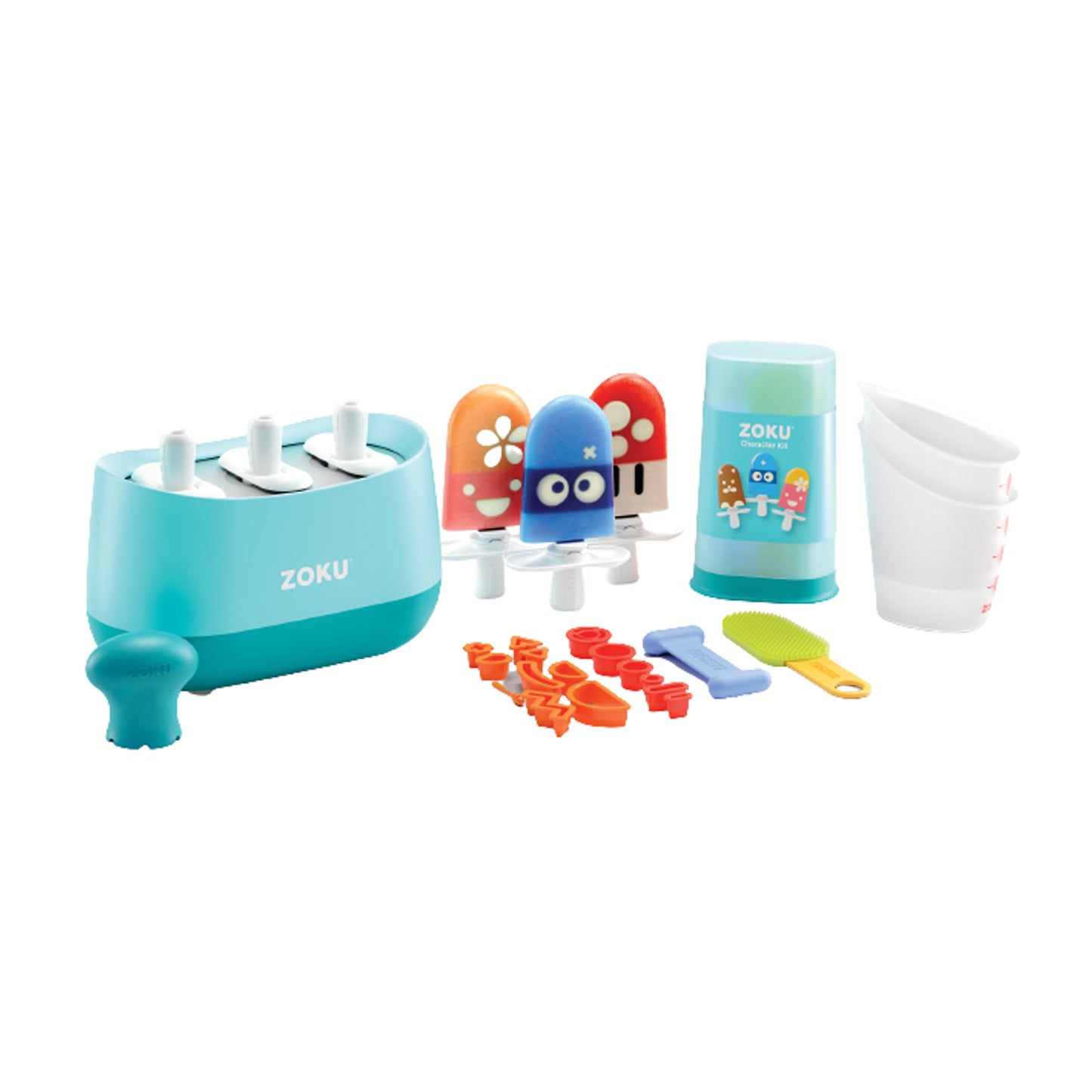 Zoku Quick Pop Maker - Alat Pembuat Es Krim Stick, Alat Pembuat Es Krim Instant