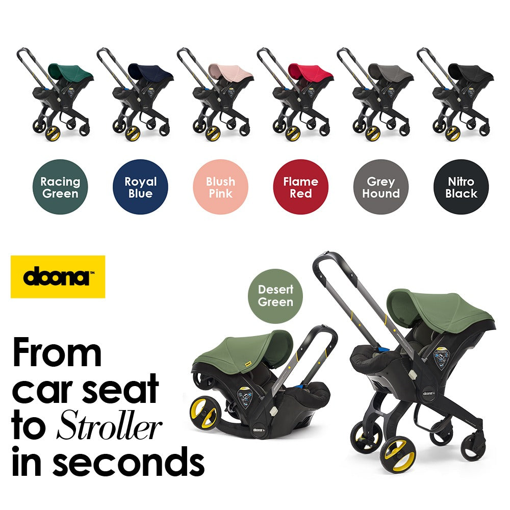 Doona 2in1 Car Seat & Stroller - Kereta Dorong Bayi Praktis, Nyaman & Aman