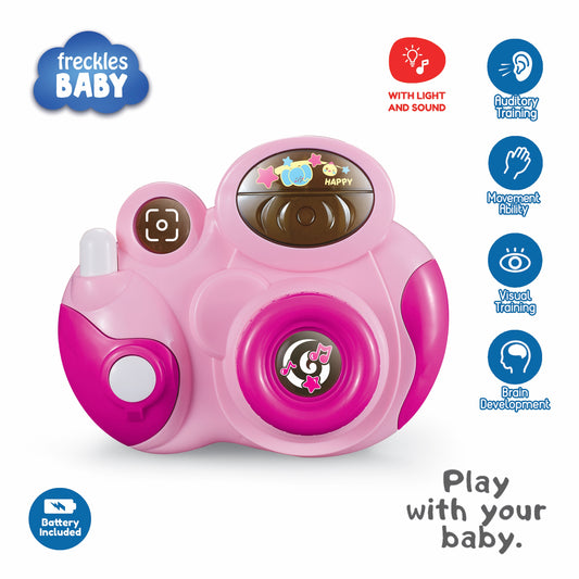 Freckles Baby Telescope and Camera with Light & Sound