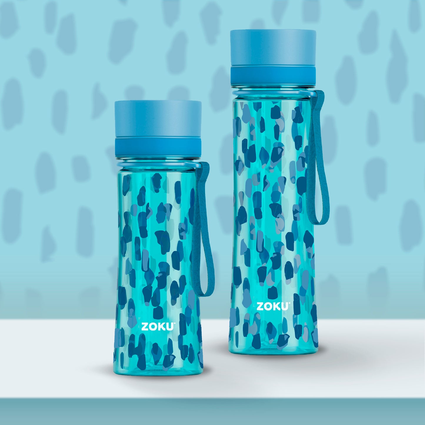 Zoku Water Bottle Eastman Tritan 14oz - Botol Minum Plastik, Botol Minum Anak, Botol Minum Dewasa