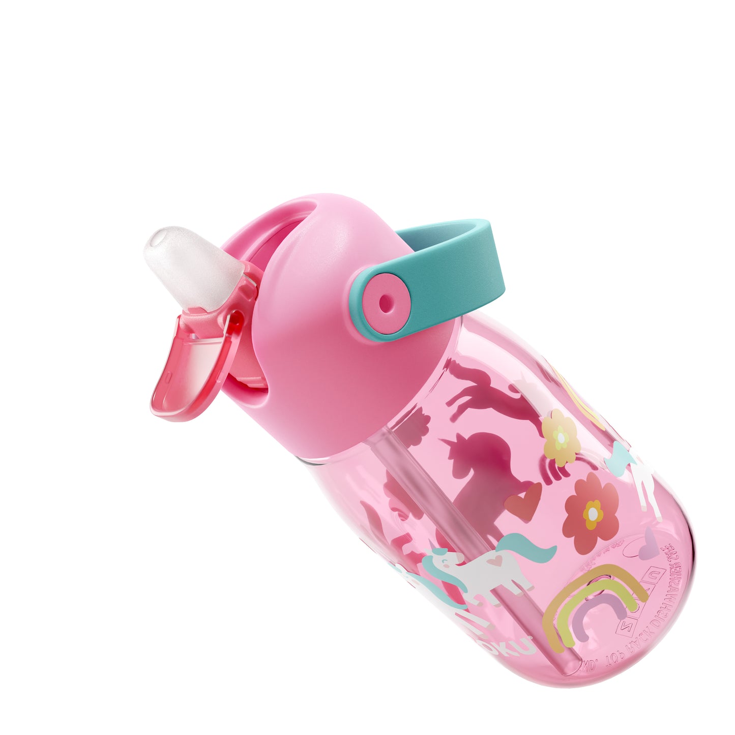 Zoku Kids Flip Straw Bottle - Botol Minum Anak / Botol Minum Sedotan / Botol Minum Anak anti tumpah