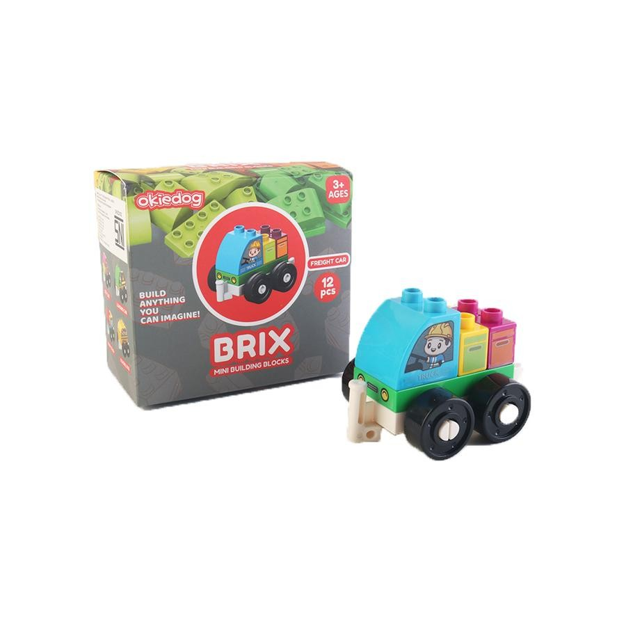 Okiedog Brix Freight Car 12pcs - Okiedog Brix Freight Car 12pcs