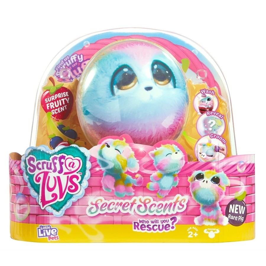 Scruff A Luvs Core Scent - Mainan Surprise Boneka Hewan Peliharaan