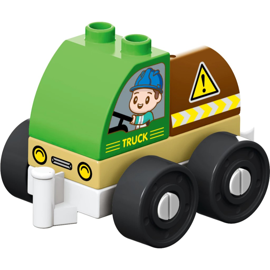 Okiedog Brix Road Rescue Truck Car 11pcs - Mainan DIY Balok Susun Puzzle
