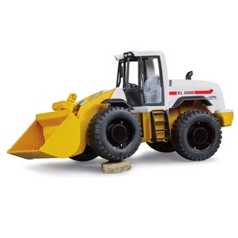 Bruder 3412 Wheel Loader - Mainan Miniatur Truk Pengangkat