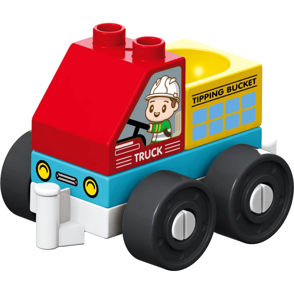 Okiedog Brix Road Rescue Truck Car 11pcs - Mainan DIY Balok Susun Puzzle