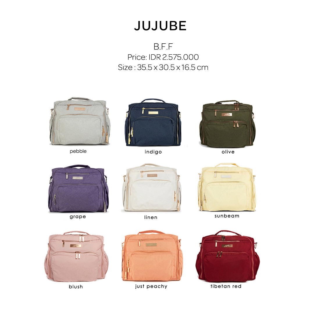 Jujube B.F.F Diaper Bag - Tas Popok Perlengkapan Bayi Multifungsi