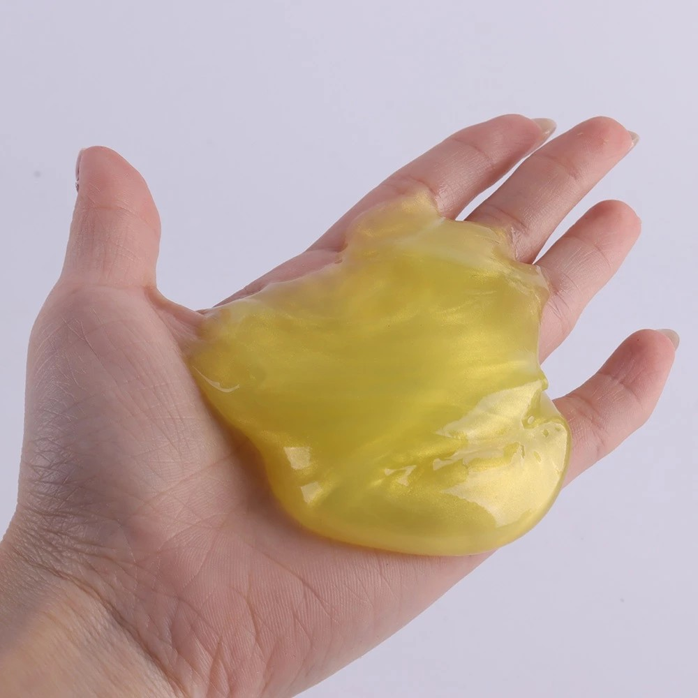 Okiedog Slime Peach Heart Puff Crystal Mud - Mainan Edukasi & Sensorik Anak