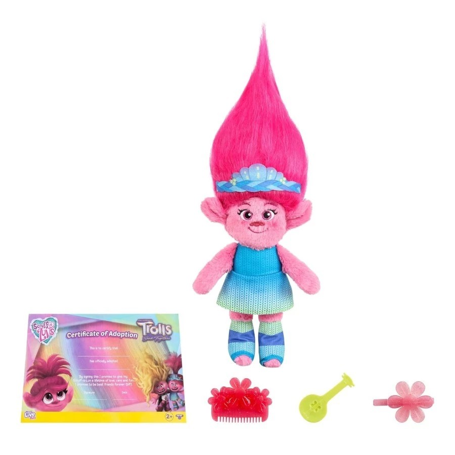Scruff A Luvs Little Live SAL Trolls - Mainan Boneka Hewan Peliharaan Surprise