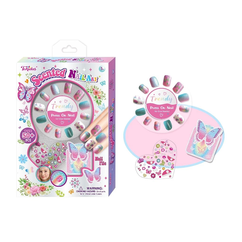 Tokidas Nail Art Collection - Mainan Aksesoris Kuku Palsu Anak