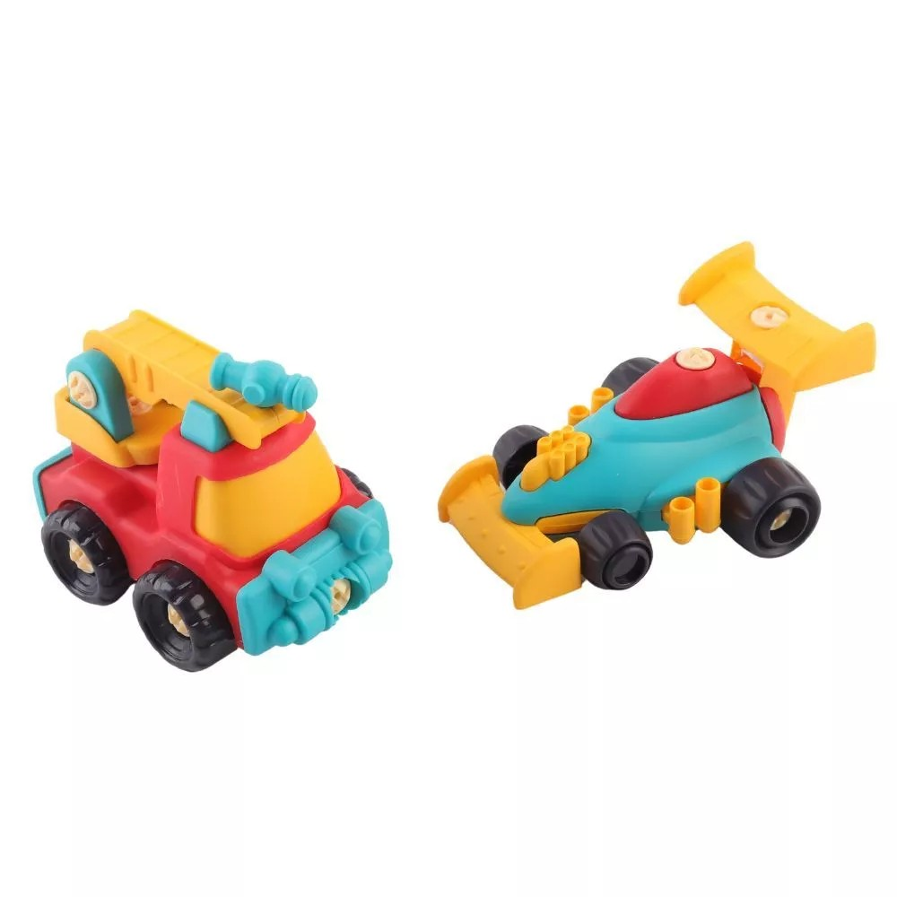 Okiedog DIY Transport Twin Pack - Mainan Edukasi Anak Bongkar Pasang