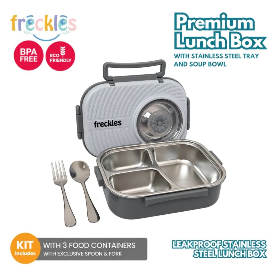 Freckles Stainless Steel Lunch Box - Tempat Makan Stainless Stell
