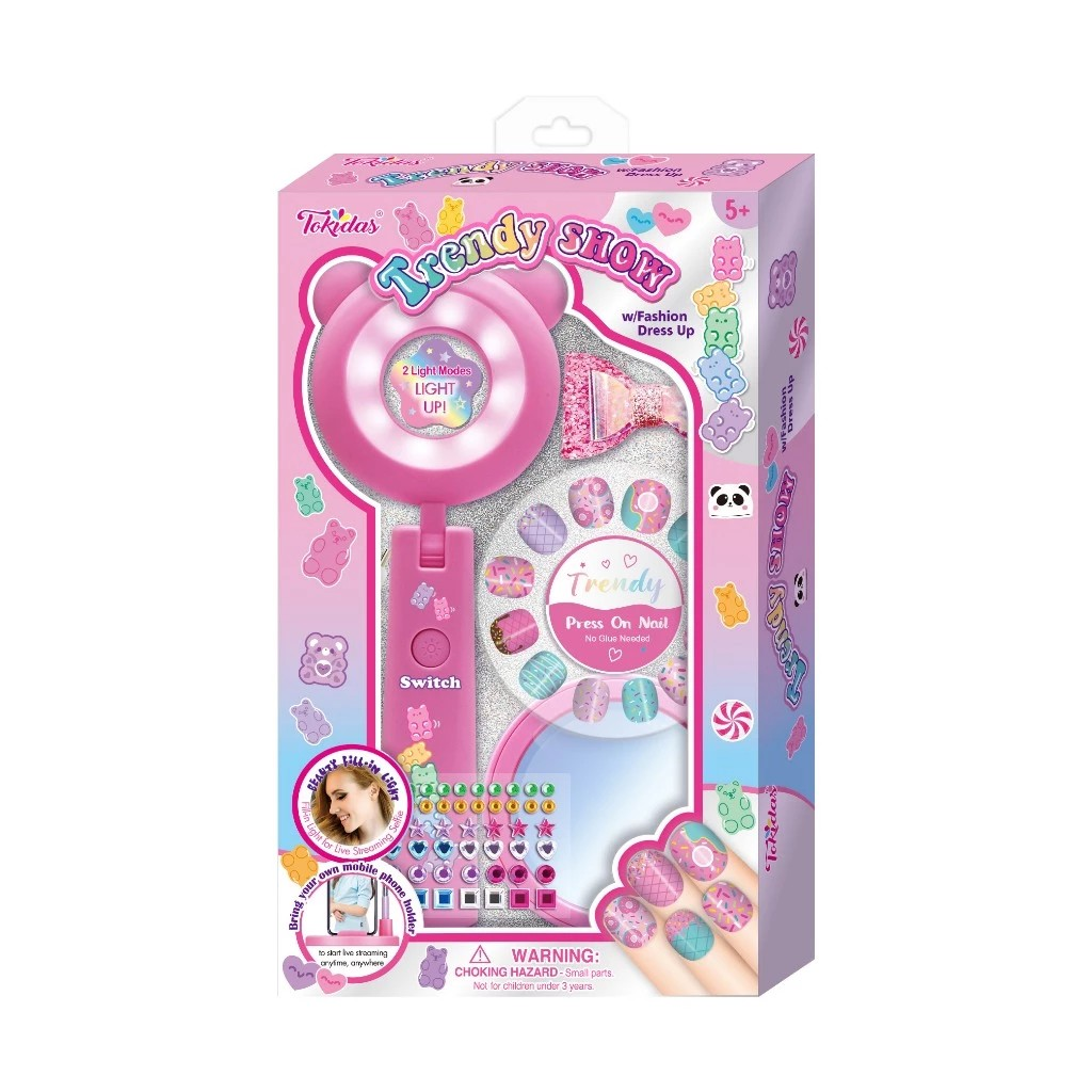 Tokidas Fashion Makeup Hair Collection - Mainan Makeup Rambut Wajah Untuk Anak Perempuan