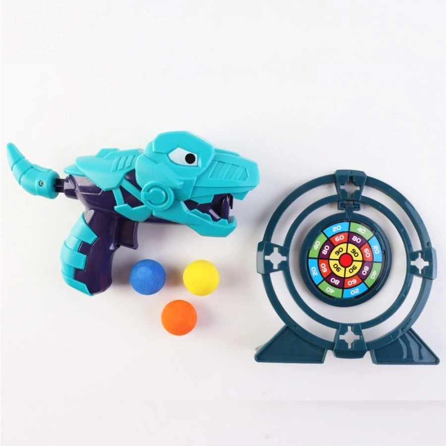 Okiedog Dino Soft Bullet Gun - Mainan Tembakan Anak Karakter Dinosaurus