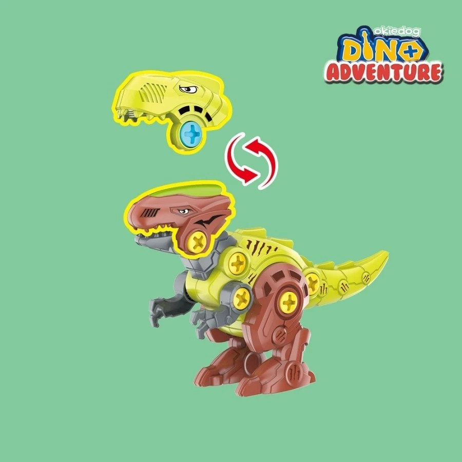 Okiedog DIY Dino Adventure - Mainan Bongkar Pasang Anak