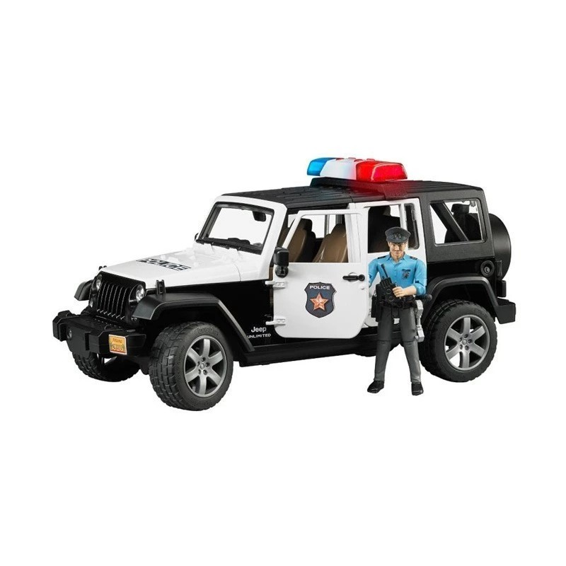 Bruder 2526 Jeep Wrangler Unlimited Rubicon Police Vehicle