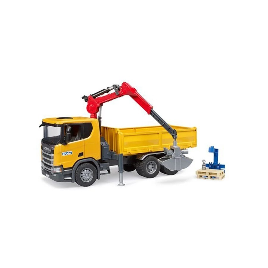 Bruder 3551 Scania Super 560R Cattle Transportation - Mainan Miniatur Truk Angkut Hewan