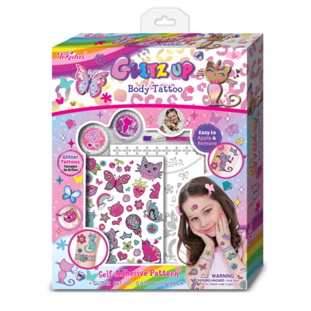 Tokidas Body Art Collection - Set Tato Mainan Aksesoris Anak