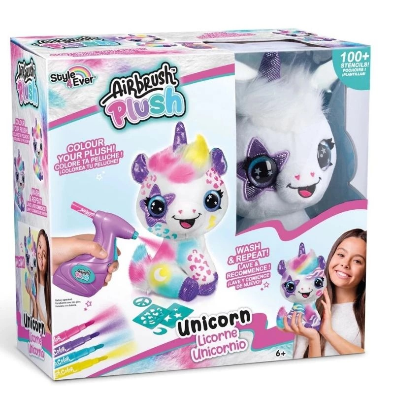 Canal Toys Airbrush Plush Unicorn - Mainan Mewarnai Boneka