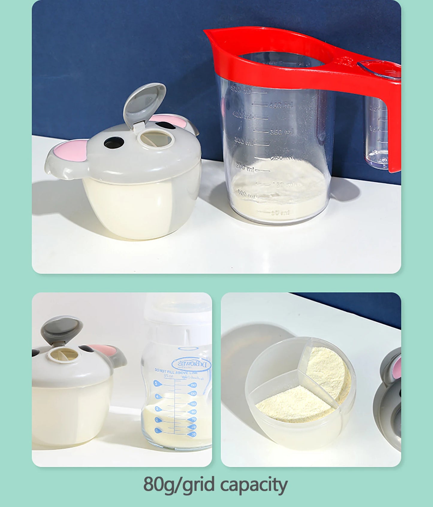 Melii Baby Koala Formula Dispenser tempat camilan anak
