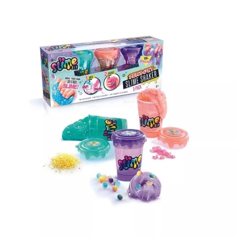 So Slime DIY Original Shaker 3 Pack - Mainan Slime Warna Warni