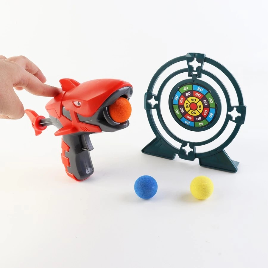 Okiedog Shark Soft Bullet Gun - Mainan Tembakan Anak Karakter Hiu