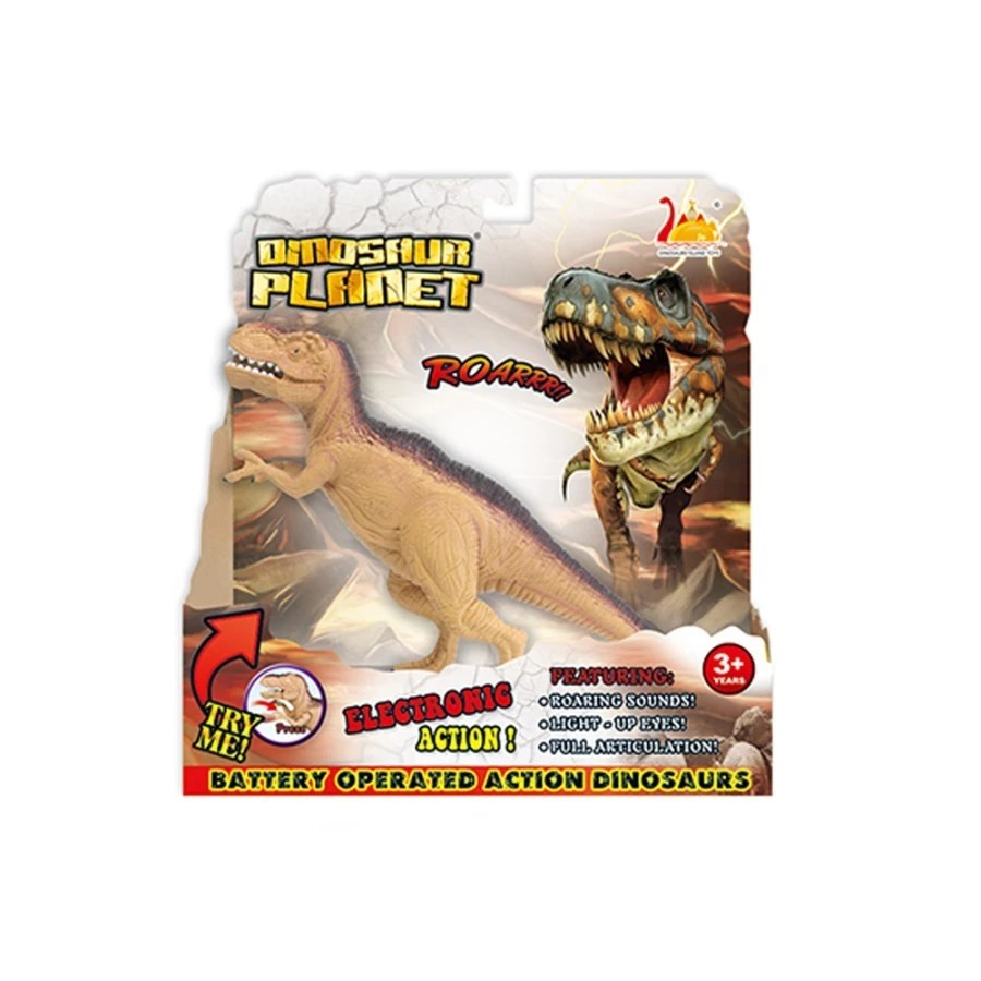 Dinosaur Planet Light & Sounds 20cm - Mainan Dinosaurus dengan Efek Lampu & Suara