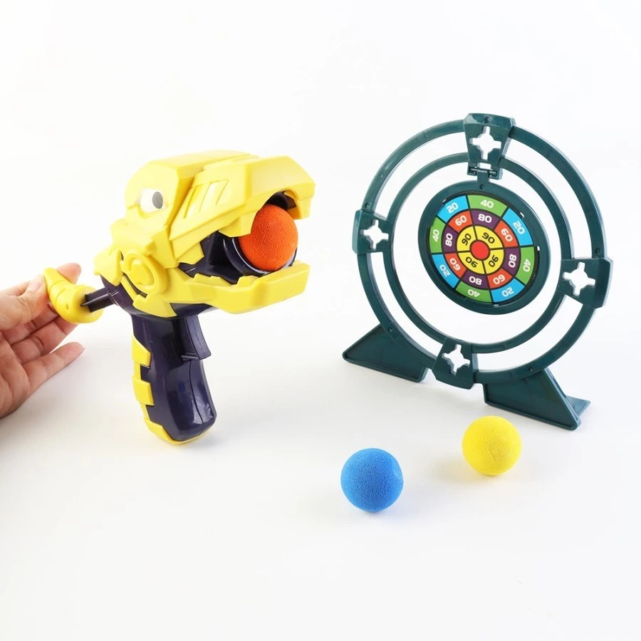 Okiedog Dino Soft Bullet Gun - Mainan Tembakan Anak Karakter Dinosaurus