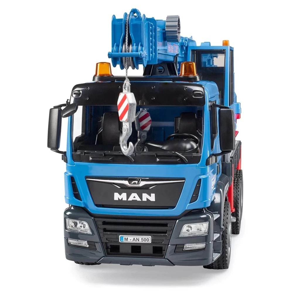 Bruder 3771 MAN TGS Crane Truck - Mainan Miniatur Truk Derek