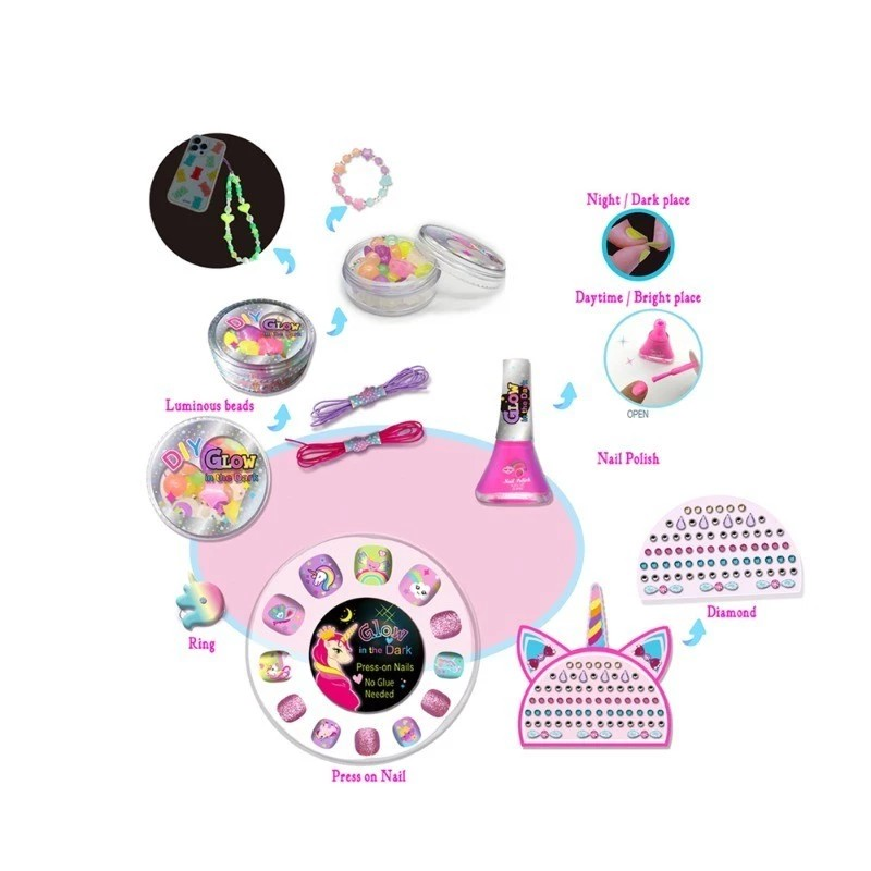 Tokidas Nail Art Collection - Mainan Aksesoris Kuku Palsu Anak