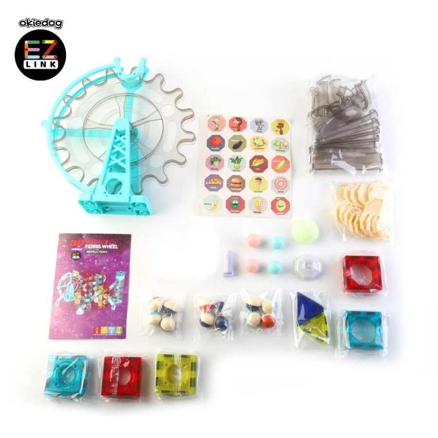 Okiedog Ezlink Magnetic Ferris Wheel 80pcs