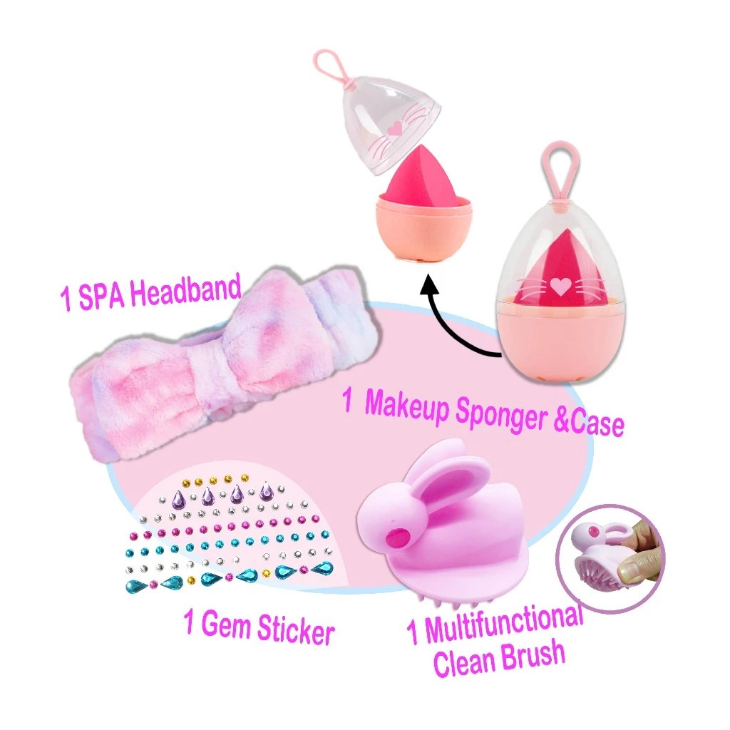 Tokidas Fashion Makeup Hair Collection - Mainan Makeup Rambut Wajah Untuk Anak Perempuan