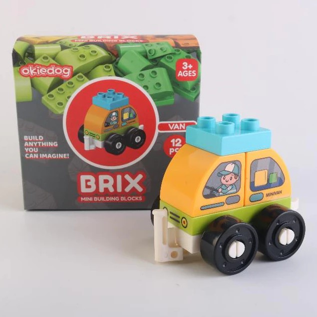 Okiedog Brix Freight Car 12pcs - Okiedog Brix Freight Car 12pcs