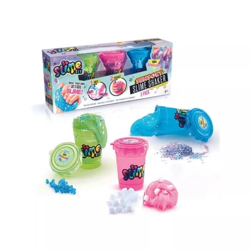 So Slime DIY Original Shaker 3 Pack - Mainan Slime Warna Warni