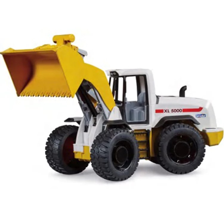 Bruder 3412 Wheel Loader - Mainan Miniatur Truk Pengangkat