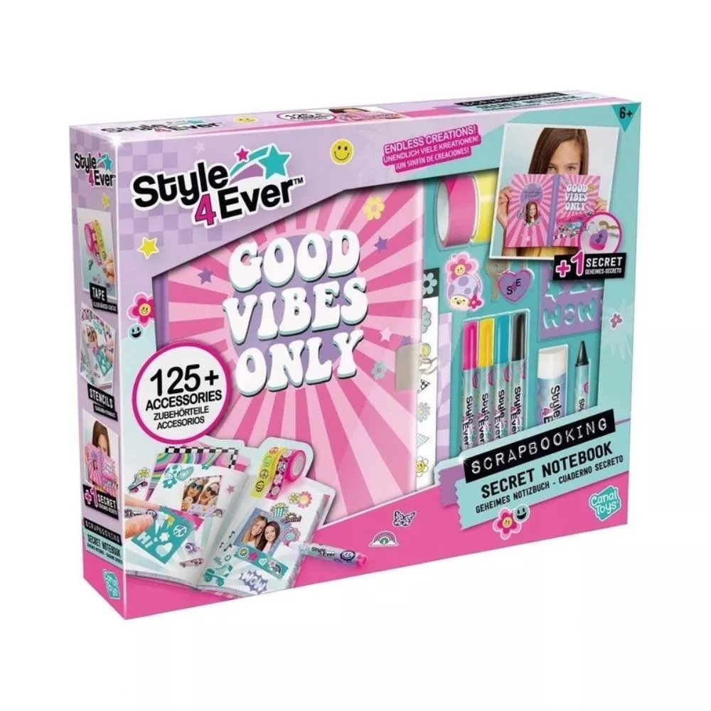 Canal Toys Scrapbooking Secret Portofolio - Mainan Aksesoris Stiker Warna Warni