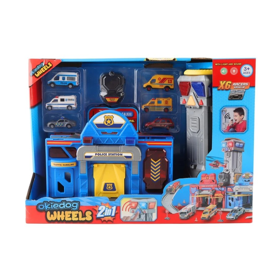Okiedog Wheels 2in1 with Lights and Music - Mainan Puzzle Edukasi Anak