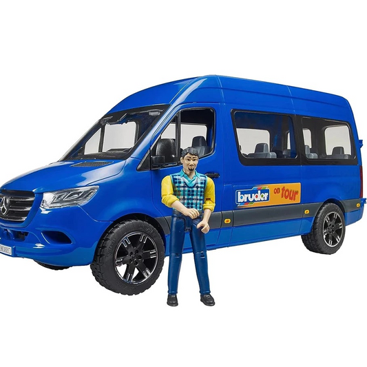 Bruder 2681 MB Sprinter Transfer with Driver - Mainan Miniatur Mobil Travel