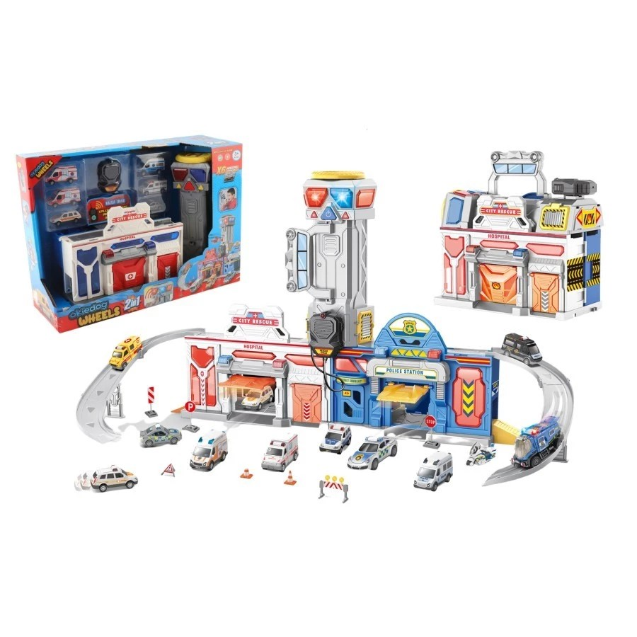 Okiedog Wheels 2in1 with Lights and Music - Mainan Puzzle Edukasi Anak