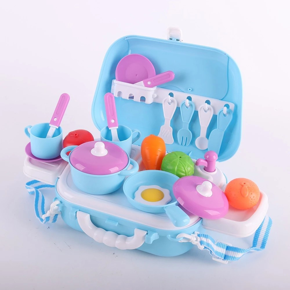 Okiedog Kitchen Toy Hand Carry Box - Mainan Tas Peralatan Dapur Anak
