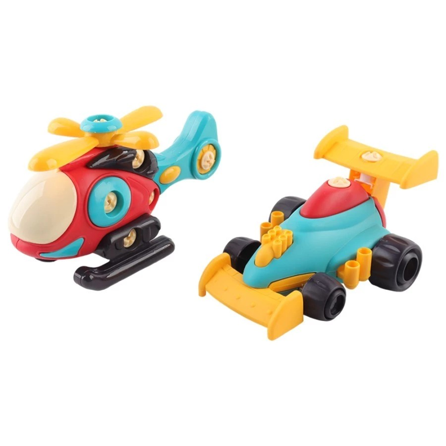 Okiedog DIY Transport Twin Pack - Mainan Edukasi Anak Bongkar Pasang